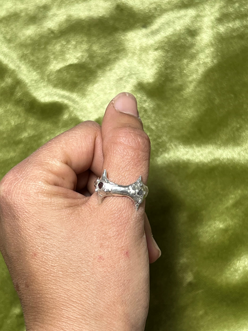 Commissioned silver ring